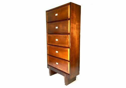 Vintage 1960s Oak Ex Ministry Of Defence Storage Unit By Staverton / Bookcase