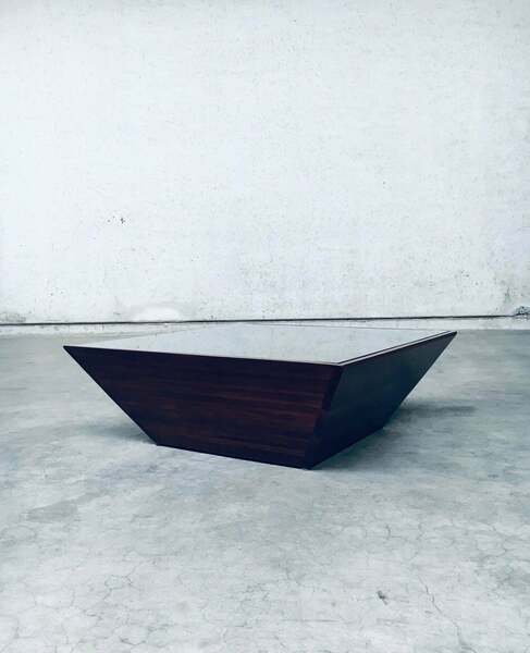 Postmodern Design Reverse Pyramid Coffee Table photo for sale