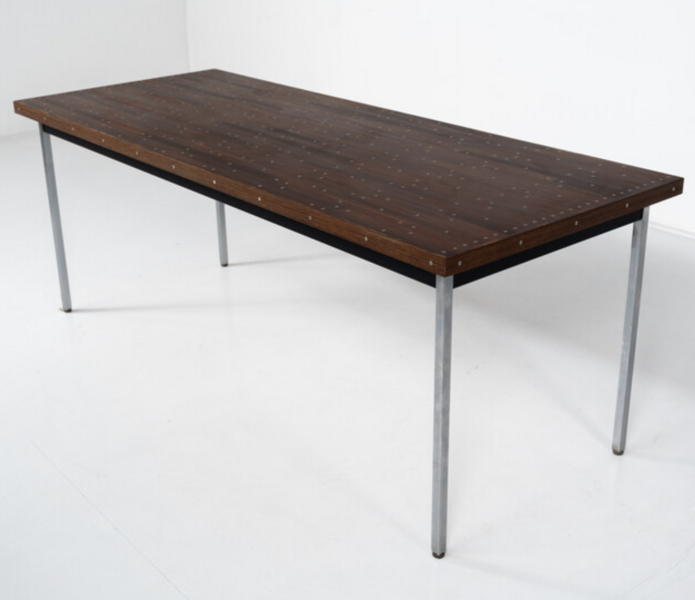 Dining Table By Philippe Neerman For Decoene From The National Library photo for sale