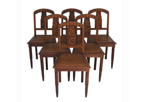 Art Deco Dining Chairs For Vintage 1920s 1930s 1940s Art Deco Dining Chairs For