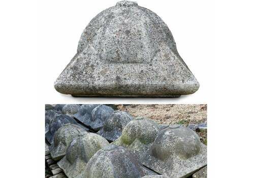 Antique Reclaimed Portland Stone Dome Pier Caps Finials | Post Tops