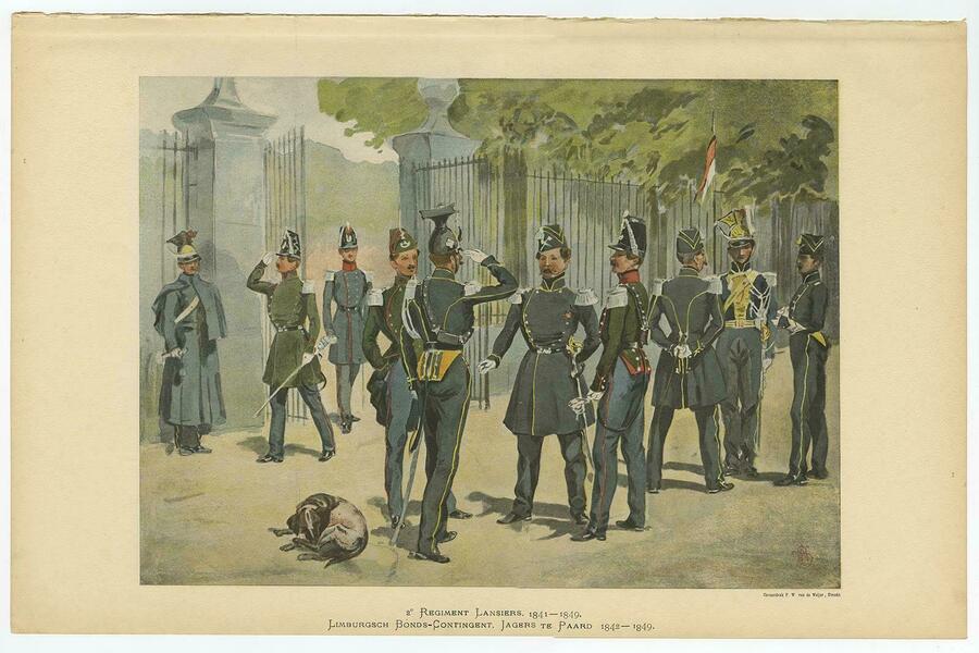 The Cavalry Of The Dutch Belgian Army 1841 1849, Published In 1900 photo furniture