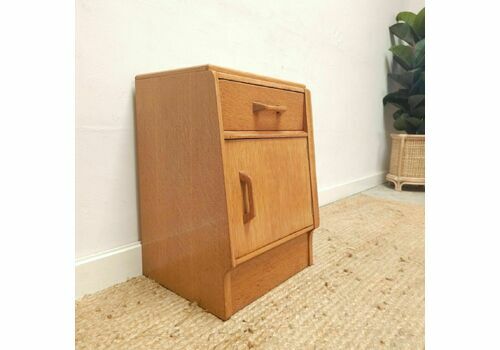 G Plan Brandon Bedside Drawer Cabinet Oak Retro Vintage Small Size
