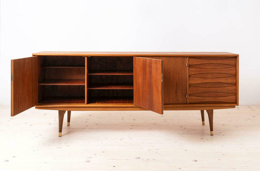 Sven Andersen Teak Sideboard, Timeless Scandinavian & Midcentury Modern Elegance, 1950s photo 2990.0