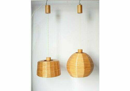 Mid Century Czechoslovakian Pendant Lights By Stanislav Kucera For Uluv, 1970s, Set Of 2