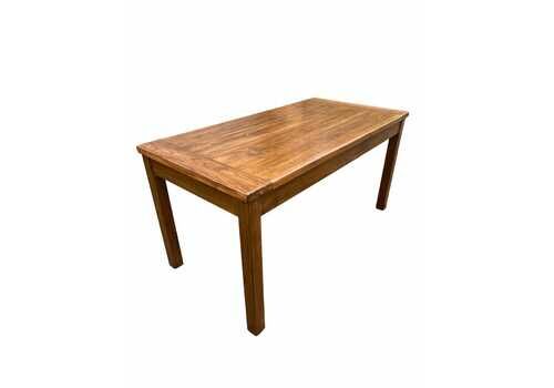 Vintage Solid Elm Dining Table.