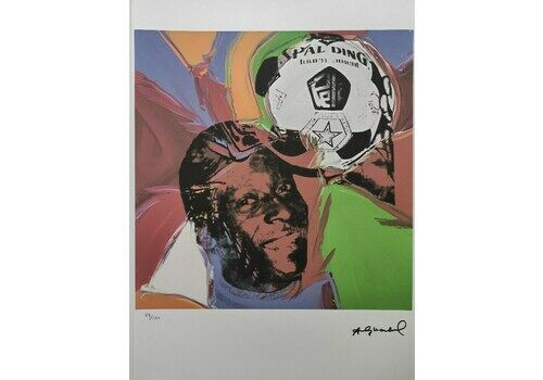 Andy Warhol Signed "Pelé" Certificate Of Authenticity Of Leo Castelli