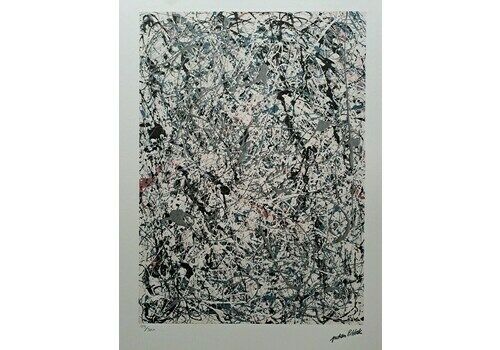 Jackson Pollock Signed Certificate (Abstarct Wall Art, Abstract Art)