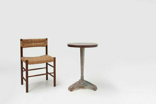 Bistro Table With Bakelite Top By Louis Vuitton For Rex, France, 1930s photo furniture