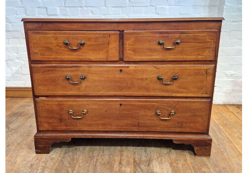 Antique Victorian Mahogany Chest Of Drawers