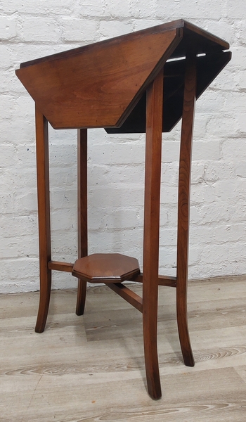 Edwardian Mahogany Octagonal Gate Leg Table photo for sale