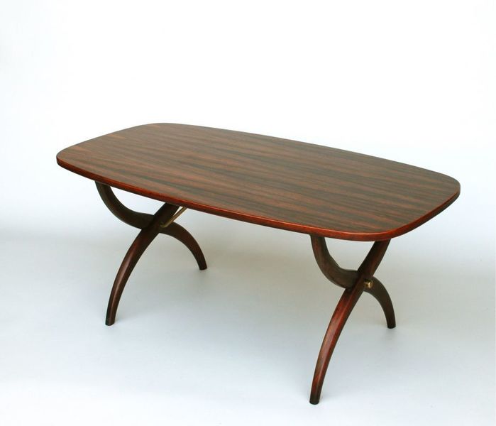 Coffee Table In Rosewood With X Frame Legs Vinterior - Large X Frame Coffee Table Coffee Table In Rosewood With X Frame Legs Vinterior - Large X Frame Coffee Table