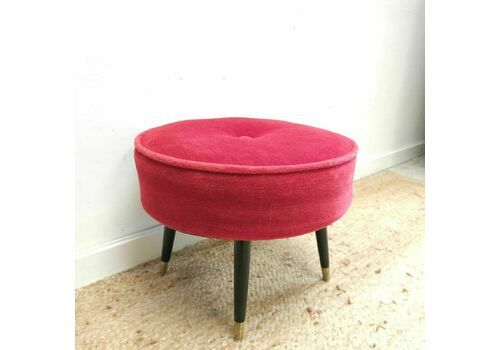 Sherbourne Pouffe Or Dressing Table Stool Retro Mid Century Vintage Delivery