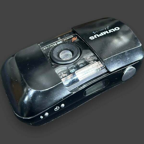 Vintage 90s Olympus Mju 35mm Film Camera Vinterior