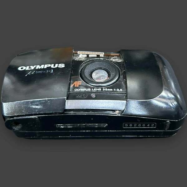 Vintage 90s Olympus Mju 35mm Film Camera Vinterior