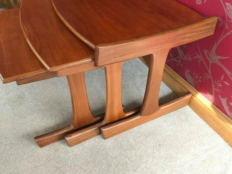 Nest Of Three Tables By G Plan From The Katrina Range In Teak Afromosia photo furniture