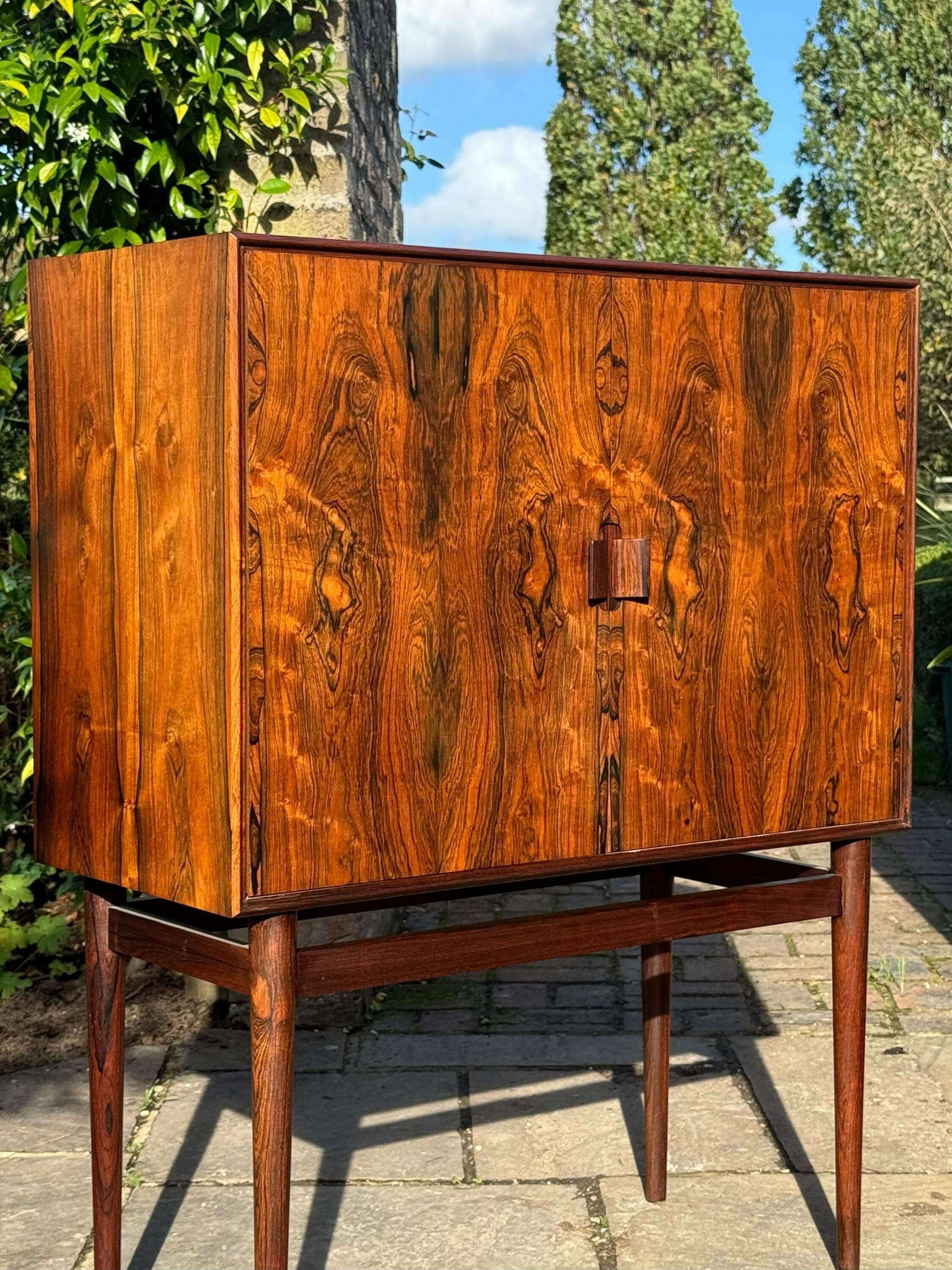 Rosewood drinks cabinet cheap