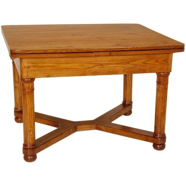 Last 19th Century Austrian Biedermeier Tyrolean Extending Table photo furniture