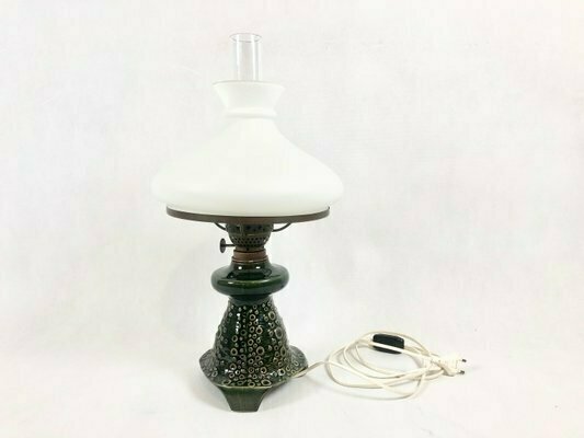Polish Ceramic Table Lamp From Wałopt Wałbrzych, 1960s photo furniture