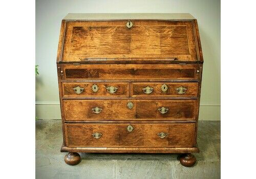 Early 18th Century Walnut Bureau