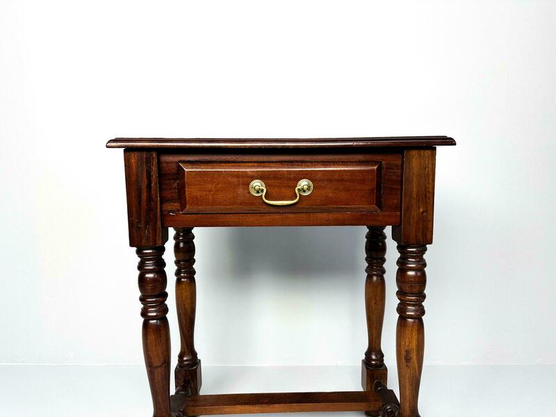 Vintage Side Table With A Drawer | Hall Table photo for sale