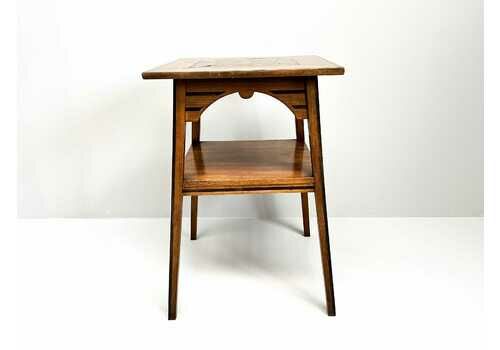 Vintage Art Deco Inlaid Side Table, 1930s Design | Dutch Amsterdam School