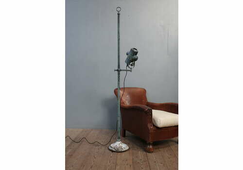 Verdigris Surgical Floor Lamp By Down Bros Of London
