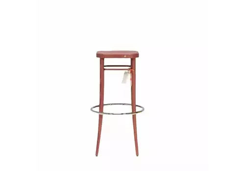 Thonet Vienna Walnut 144 Barhocker Stool