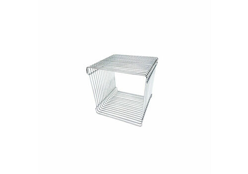 Chrome Plated Model Wire Cube Side Table By Verner Panton For Fritz Hansen, Denmark, 1971