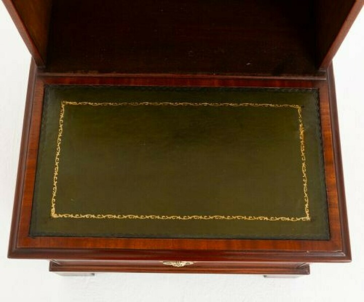 Pair Georgian End Tables Mahogany Side Revival photo furniture