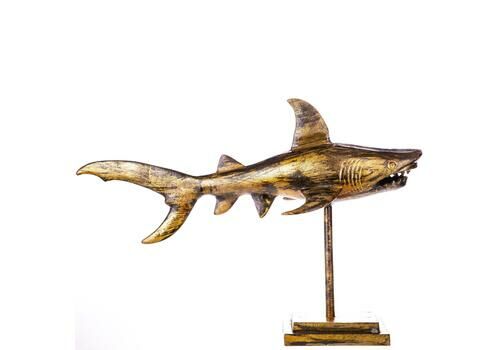 Aluminum Shark Sculpture – Modern Decorative Piece For Ocean And Design Enthusiasts