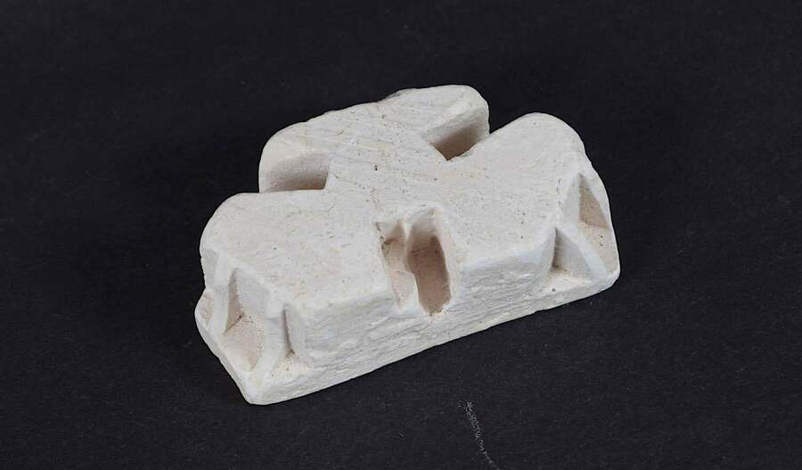 Triangular Plaster Sir Eduardo Paolozzi: 'Triangular Construction' Plaster Sculpture ...