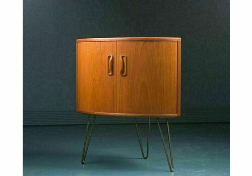 G Plan Mid Century Retro Teak Corner Tv Drinks Bedside Cabinet Stand