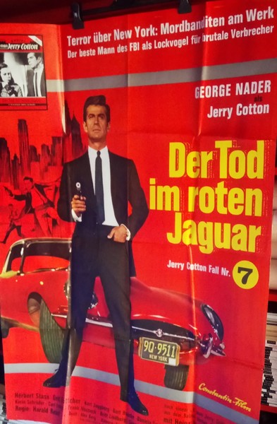 The Man In The Red Jaguar Original Movie Poster Germany 1968 Vinterior