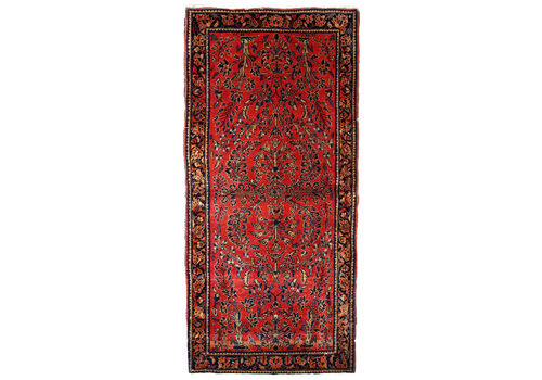 Handmade Antique Persian Sarouk Runner 3.2