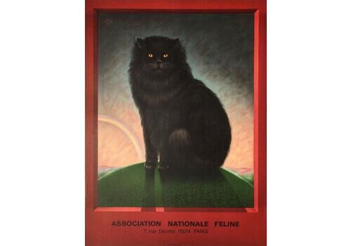 1984 Charles Matton National Feline Association Poster