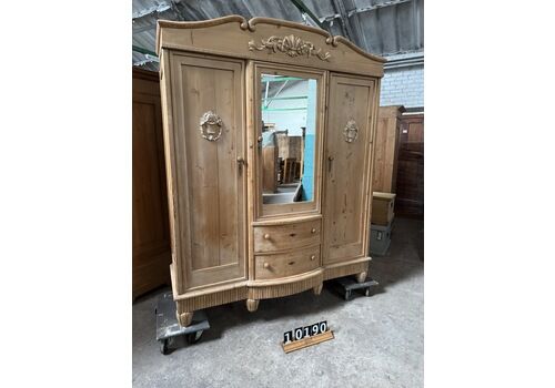 Compactum' Triple Wardrobe With Drawers And Mirror, Ref 10190