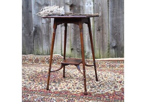 Antique 19th Century Mahogany Aesthetic Movement Godwin Style Side Lamp Table