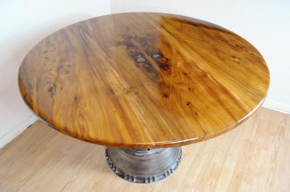 Bearing Support Dining Table Is Upcycled From Decommissioned Embly A Cfm56 3 Jet Engine