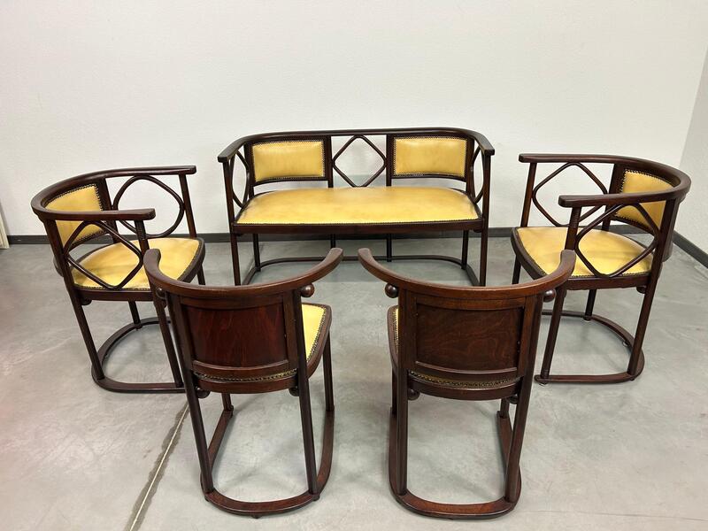 Fledermaus Seating Group By Josef Hoffmann For Jacob Josef Kohn photo Furniture