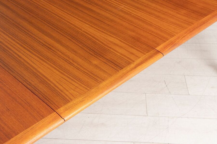 photo furniture Large Midcentury Extending Teak Dining Table By Dalescraft C.1965