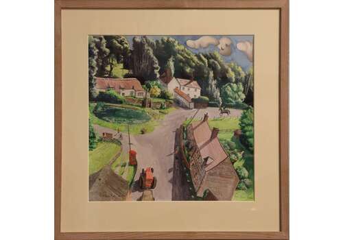 Francis Farmar   Watercolour Tollard Royal