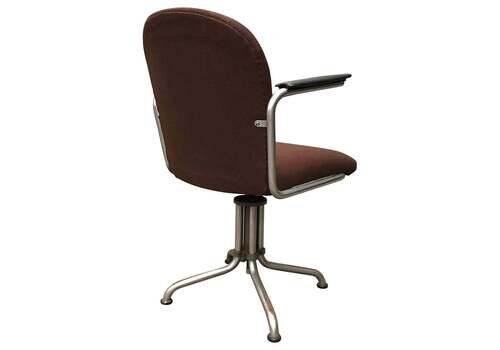 1935, W.H. Gispen By Gispen Culemborg, Office Chair 356, Spear Bakelite Armrests