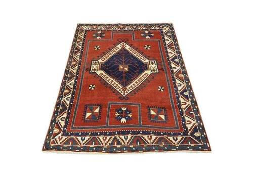 Antique Caucasian Fachralo Kazak Prayer Rug