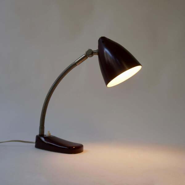 1940's Art Deco Adjustable Desk Lamp Or Reading Lamp photo furniture