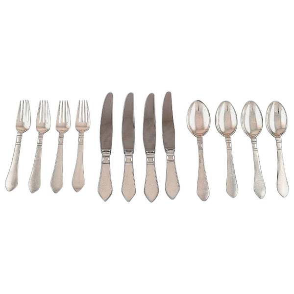 VINTAGE Silver Luncheon Fork Continental // Antik Georg Jensen