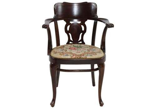 Rare Thonet Armchair Desk Chair
