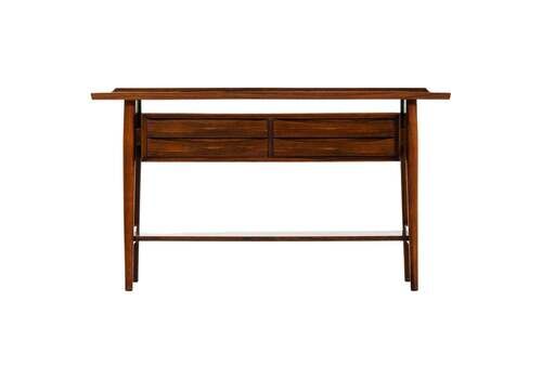 Freestanding Console Table In Rosewood And Formica By Arne Vodder, 1960