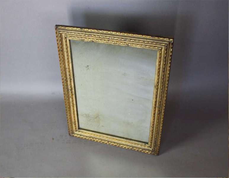 Antique Rectangular French Gilt Wall Mirror Vinterior Rectangular French Gilt Wall Mirror