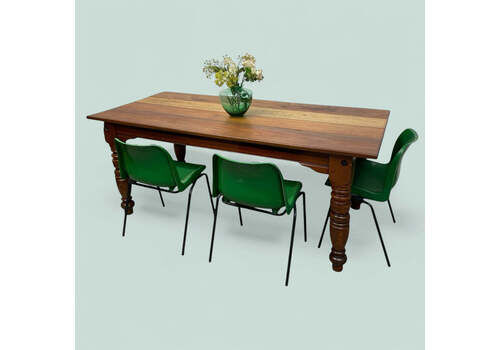 Reclaimed Dining Table Farmhouse Pitch Pine